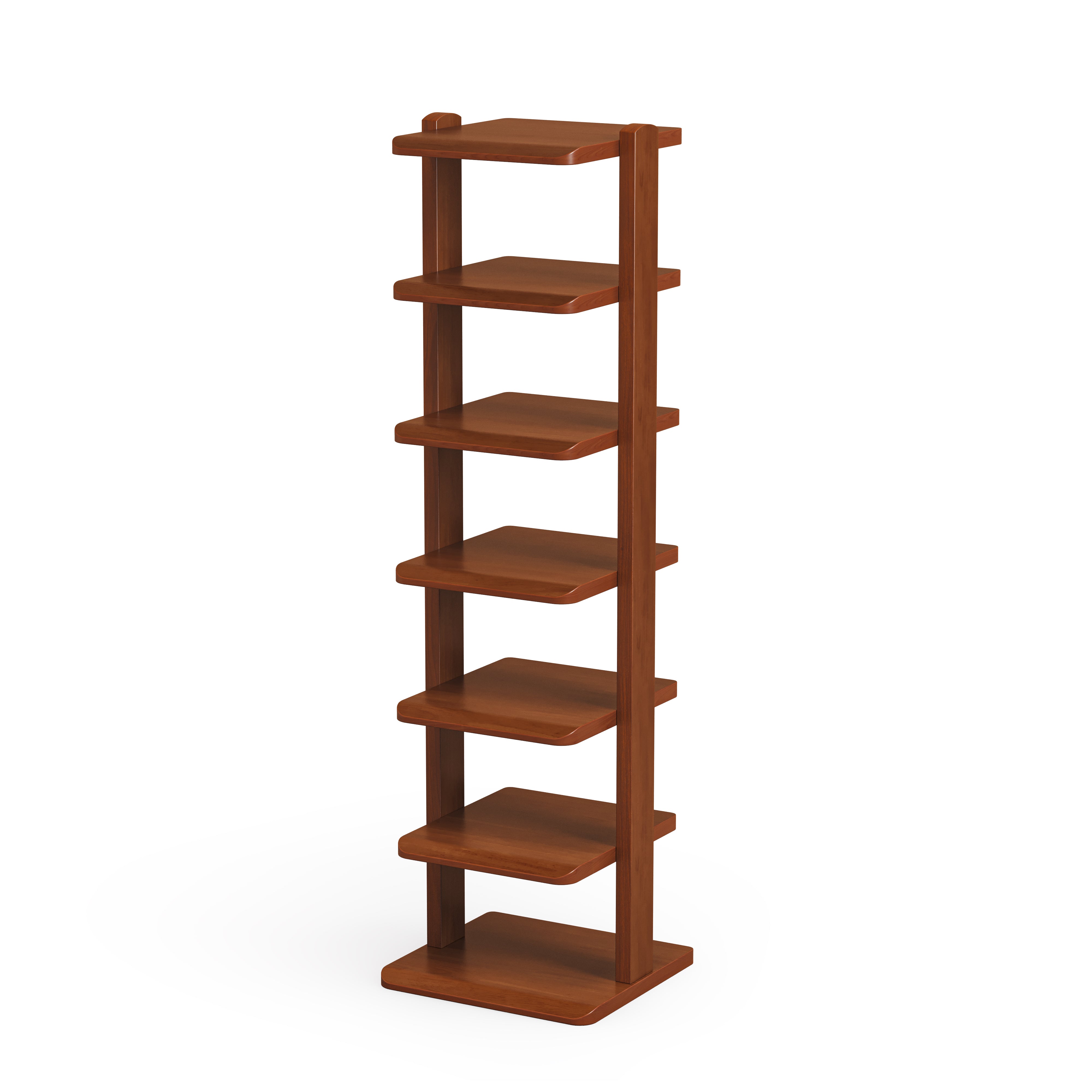 5-Tier & 7-Tier Vertical Solid Wood Narrow Shoe Rack, Entrance
