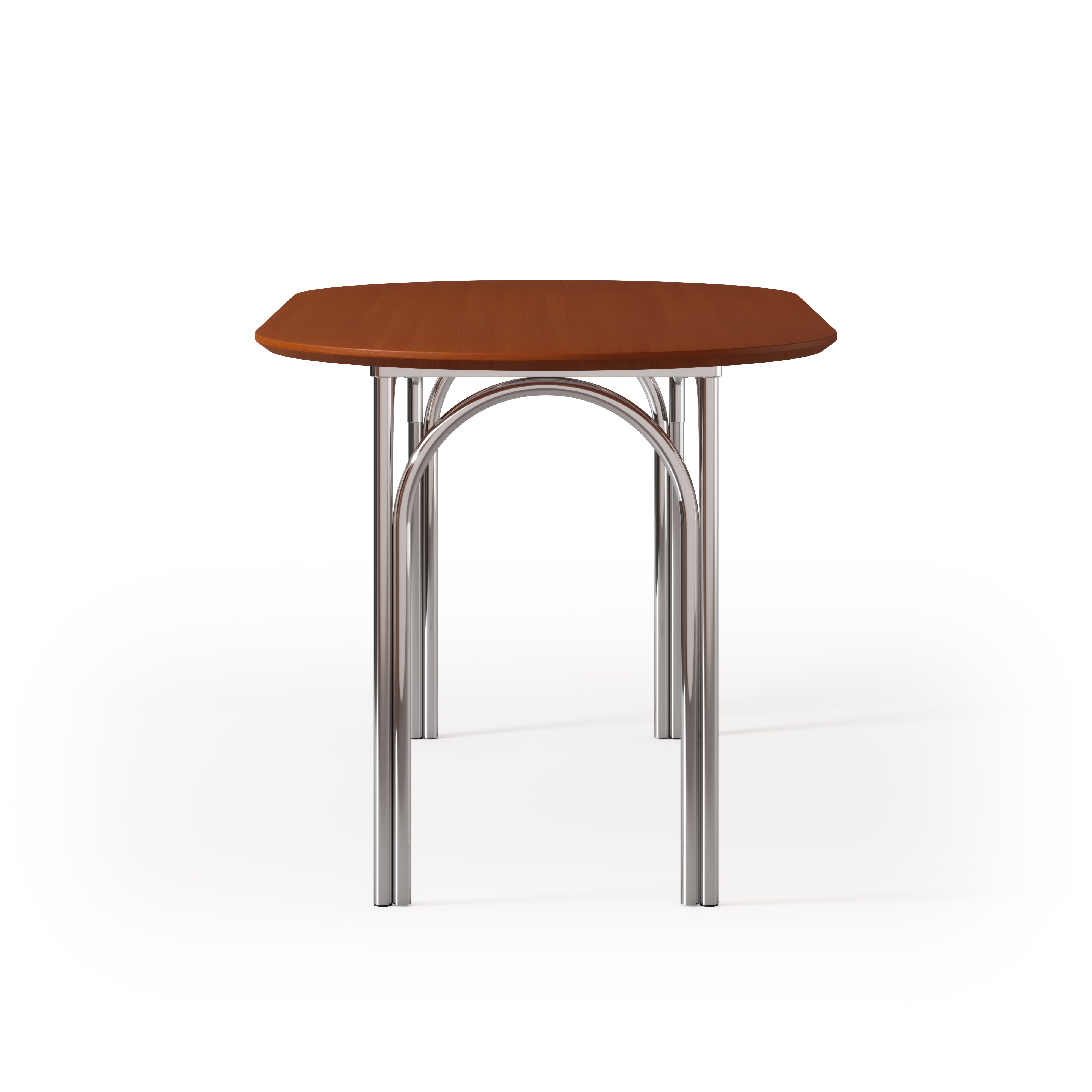 Oval Beech Wood Dining Table Set – Table, Bench & 2 Chairs — POOTOO