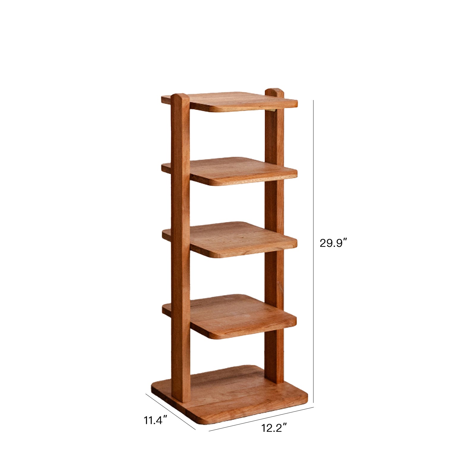5-Tier & 7-Tier Vertical Solid Wood Narrow Shoe Rack, Entrance