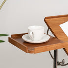 POOTOO's Multifunctional Side Table with Coffee Cup A perfect pairing, this side table not only enhances your space but also provides a convenient spot for your coffee cup, making every moment more enjoyable.